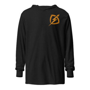 Hooded long-sleeve tee