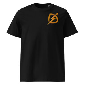 Unisex organic ribbed neck t-shirt